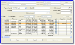 Acounts Receivable Payment Entry